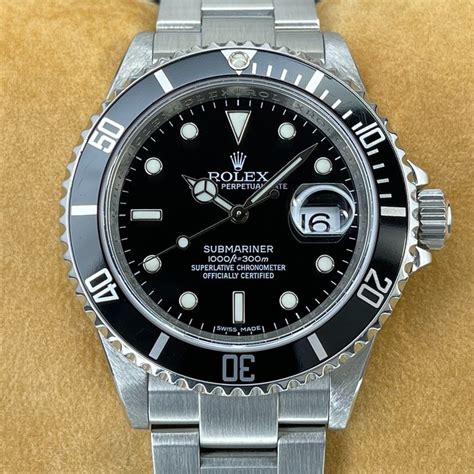 2009 rolex submariner|rolex submariner 16610 year.